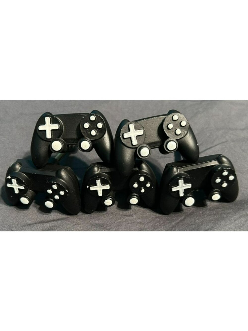 Set of 5 Video Game Controller Cabinet Knobs Drawer Pulls Gamer Room Hardware